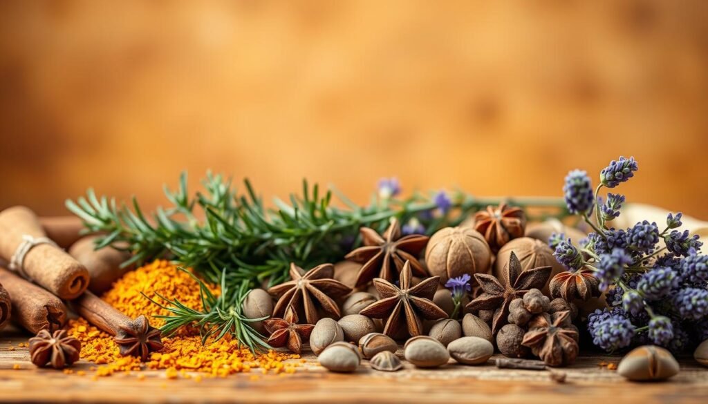 especiarias para pele saudável