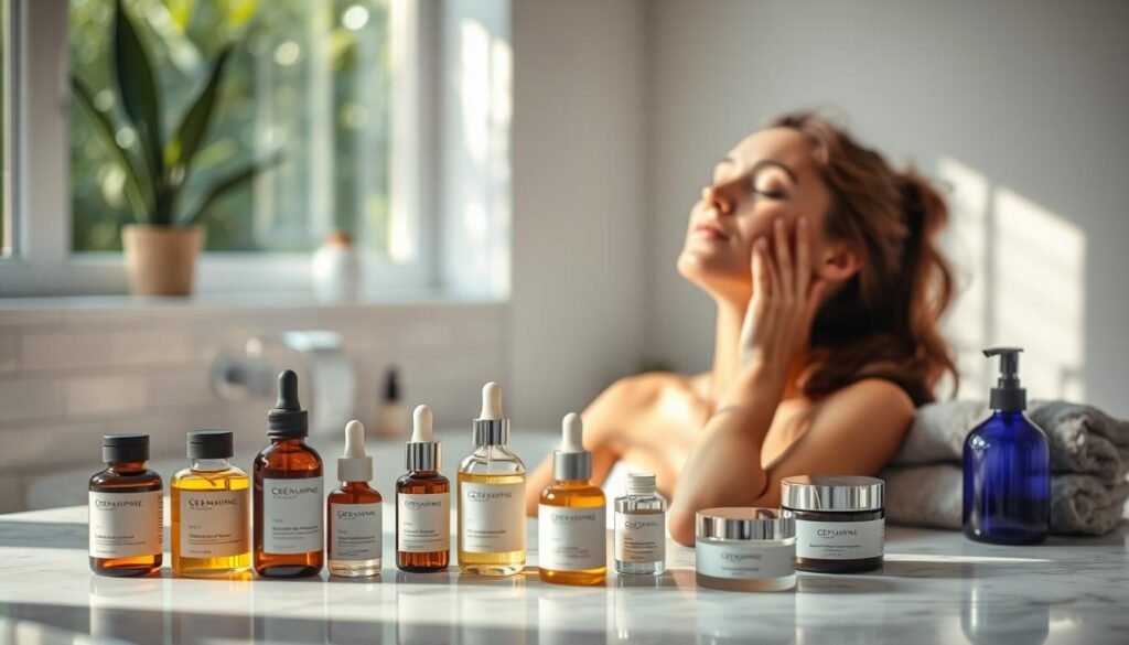 rotina de skincare para estimular colágeno