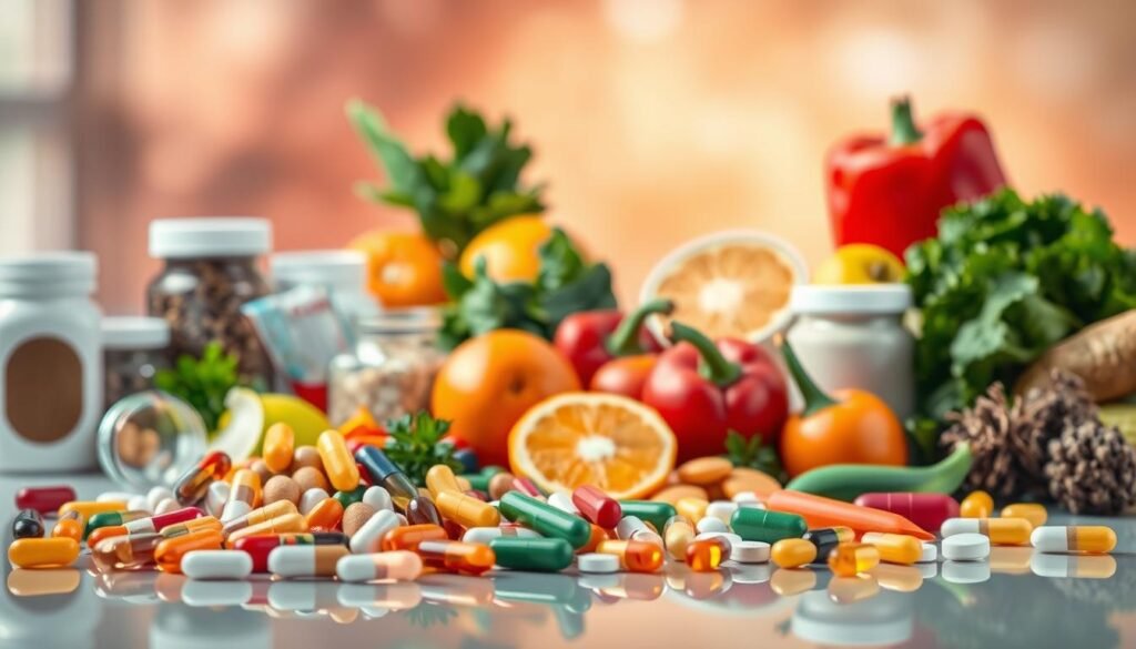 vitaminas para produção de colágeno